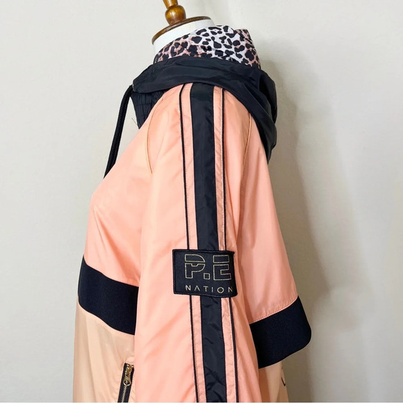 P.E Nation Pink Light Man Down Hooded Jacket - Picture 6 of 11